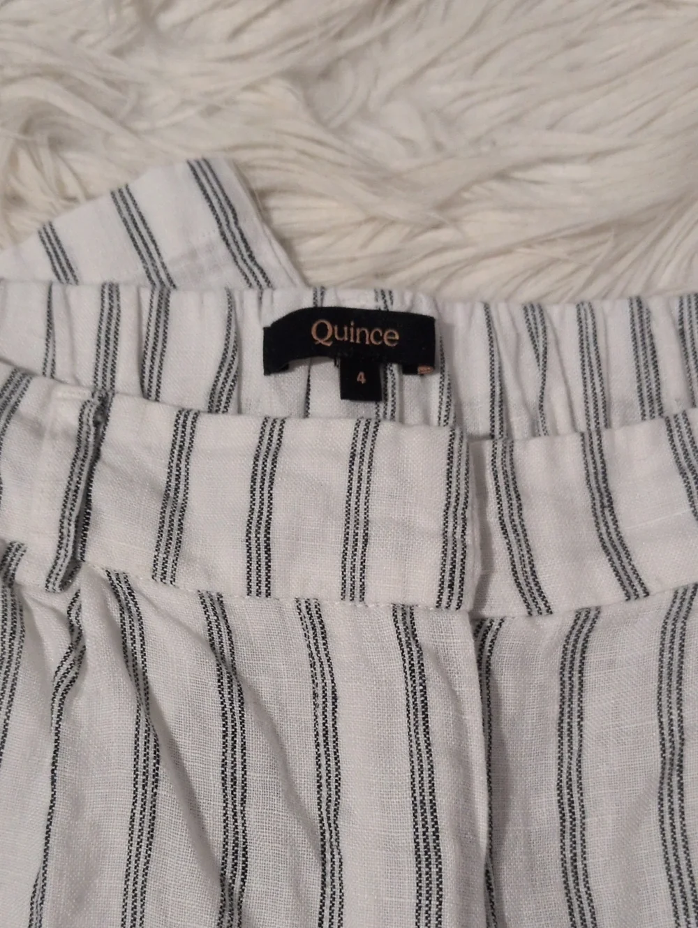 Quince European Linen Pleated Trouser